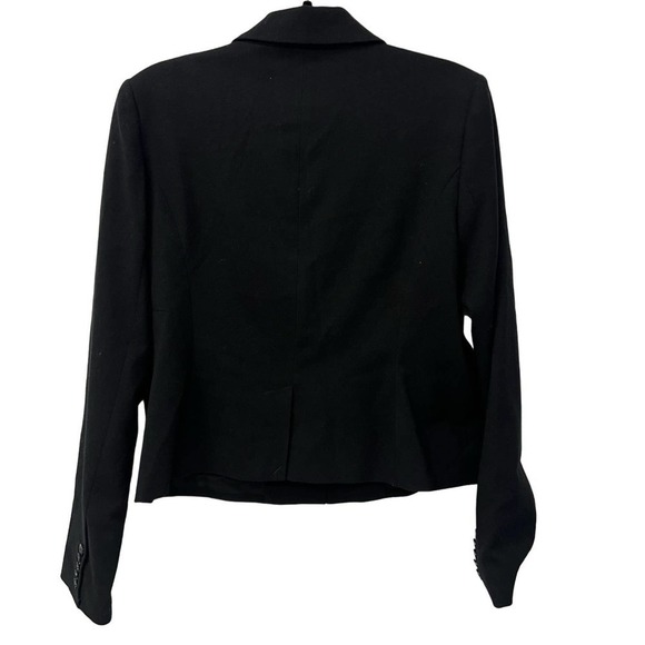 MANOUKIAN Black 1 button Blazer Size 12/ European Size 44 - Picture 2 of 7